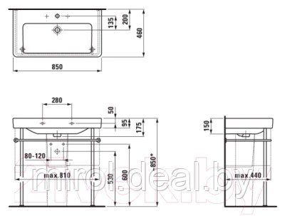 Умывальник Laufen Pro S 8139650001041 - фото 3 - id-p224899126