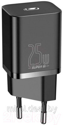 Зарядное устройство сетевое Baseus Super Si 1C Sets 25W / TZCCSUP-L01 - фото 1 - id-p224899379
