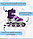 Ролики, роликовые коньки детские раздвижные, полиуретановые колеса S, M, L, фото 3