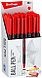 Ручка шариковая Berlingo Triangle Twin, 0,7 мм., игольчатый стержень, красная, арт.CBp_07285, фото 2