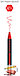 Ручка шариковая Berlingo Triangle Twin, 0,7 мм., игольчатый стержень, красная, арт.CBp_07285, фото 3