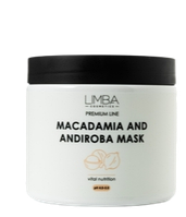 Питательная маска для волос Limba Macadamia and Andiroba mask , 500мл