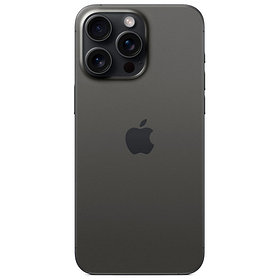 Задняя крышка для Apple iPhone 15 Pro Max (широкое отверстие под камеру), черная