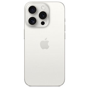 Задняя крышка для Apple iPhone 15 Pro (широкое отверстие под камеру), белая