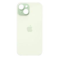 Задняя крышка для Apple iPhone 15 (широкое отверстие под камеру), зеленая