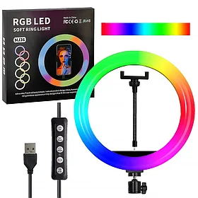 Кольцевая лампа 36 см RGB LED MJ36
