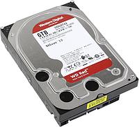 Жёсткий диск HDD 6 Tb SATA 6Gb/s Western Digital Red WD60EFAX 3.5" 5400rpm 256Mb