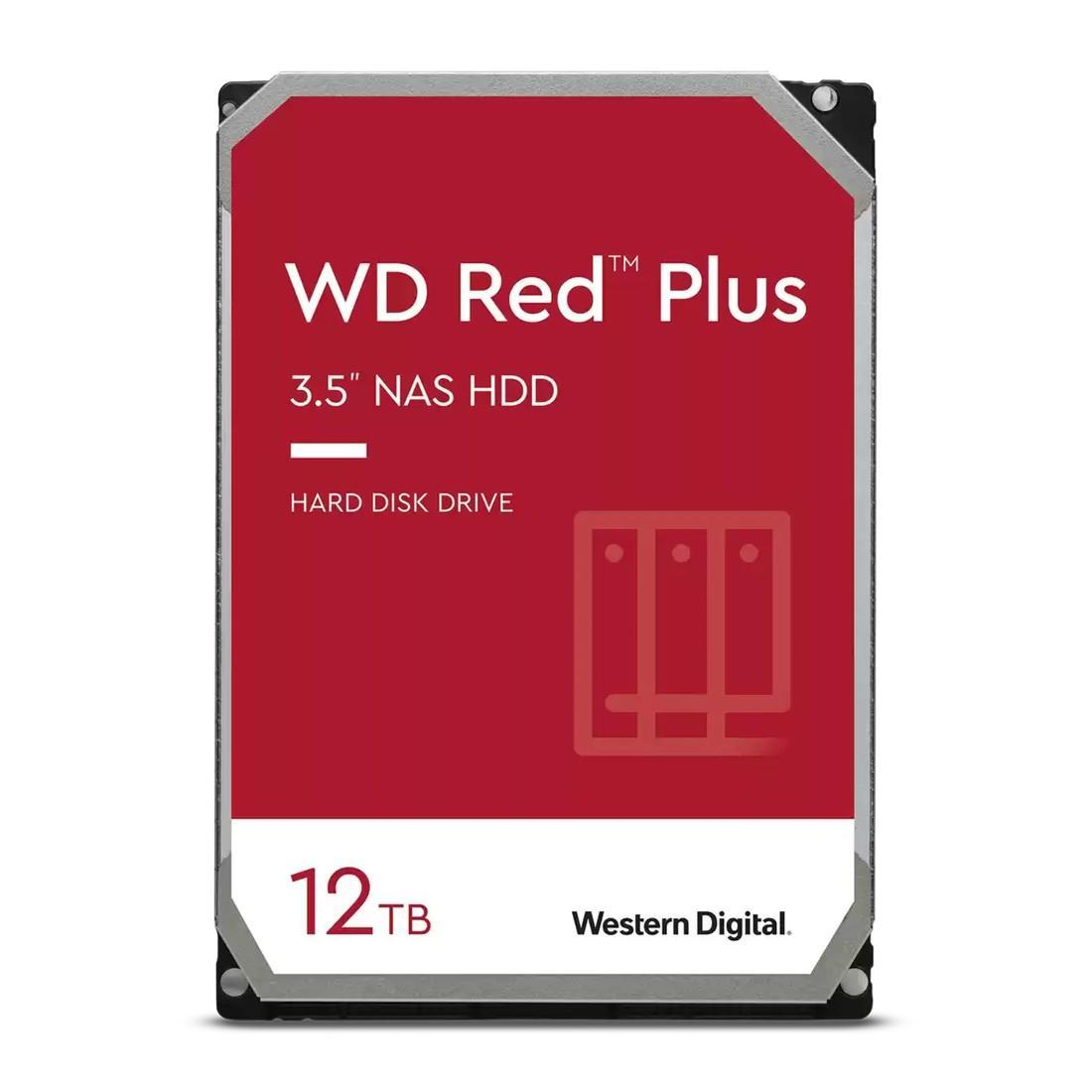 Жесткий диск WD SATA-III 12Tb WD120EFBX NAS Red Plus (7200rpm) 256Mb 3.5" - фото 1 - id-p224903697