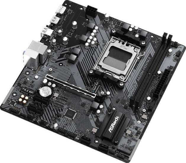 Материнская плата ASRock A620M-HDV/M.2+ Soc-AM5 (A620) PCI-Ex16 2xPCI-Ex1 2xM.2+M.2(WiFi) 1GbE LAN RAID 0/1/10