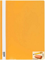 Папка-скоросшиватель Brauberg, А4, 180 мкм., пластиковая, с пр. верхом, желтая, арт.228671