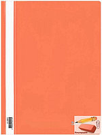 Папка-скоросшиватель Brauberg, А4, 180 мкм., пластиковая, с пр. верхом, оранжевая, арт.228673