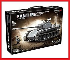 Конструктор 100246 Quanguan Танк Пантера, V Panther, 1180 деталей