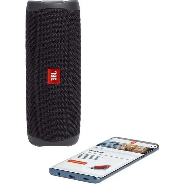 Портативная колонка JBL FLIP 5 (20W, BT 5.0, USB, AUX, TF, IPX7,Type-c, TWS, 4800mAh) - фото 4 - id-p224823721