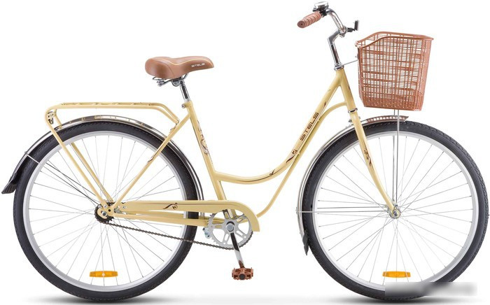 Велосипед Stels Navigator 325 Lady 28 Z010 2023 (бежевый/коричневый) - фото 1 - id-p224924404
