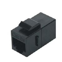 Hyperline CA2-KJ-C5E-BK Проходной адаптер (coupler), RJ-45(8P8C) формата Keystone Jack, категория 5e, черный