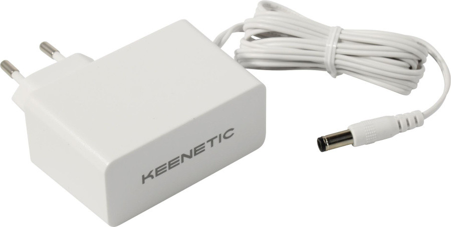 Keenetic KPS-1225-01 Адаптер питания от сети 100 240 В, постоянное выходное напряжение 12 V с током до 2,5 A, - фото 1 - id-p224926791
