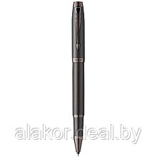 Ручка-роллер "IM Monochrome T328 PVD", 0.5, цвет синий, стержень черный