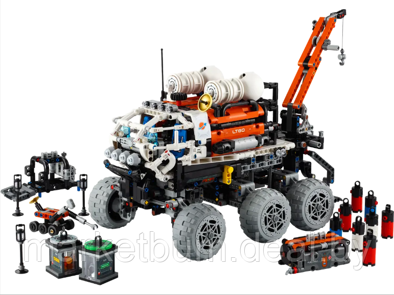 Конструктор LEGO Technic 42180 Марсоход для исследования экипажа - фото 7 - id-p224932782