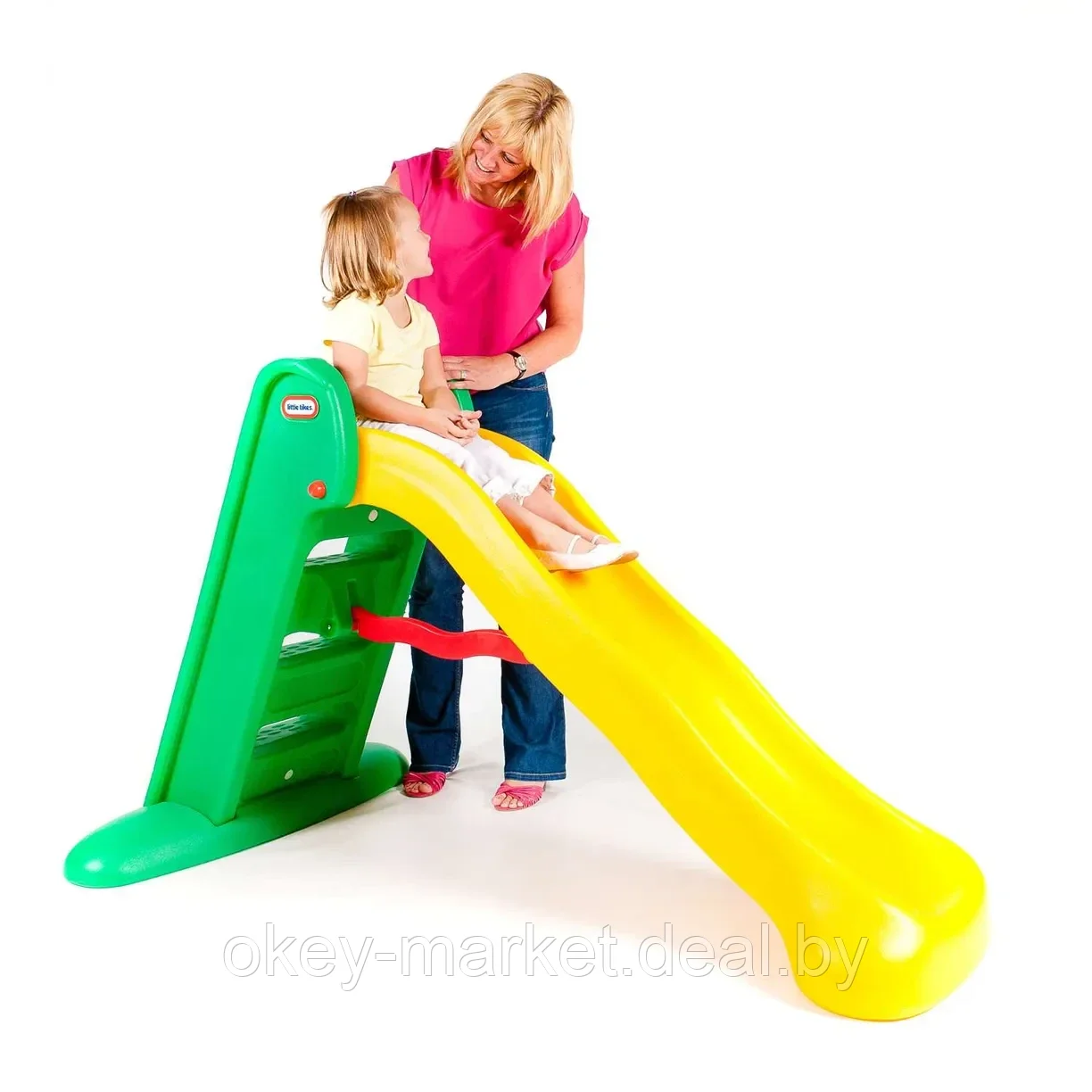 Детская горка Little Tikes большая салатовая 426310060 - фото 6 - id-p224903834