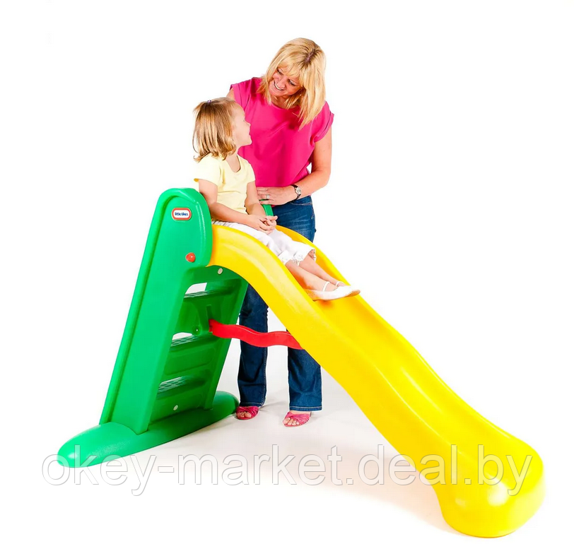 Детская горка Little Tikes большая салатовая 426310060 - фото 10 - id-p224903834