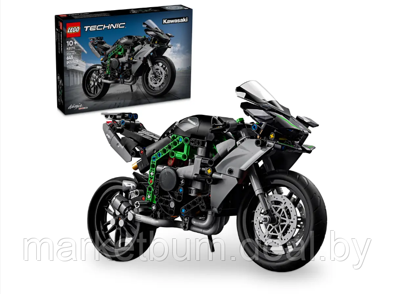 Конструктор LEGO Technic 42170 Мотоцикл Kawasaki Ninja H2R Motorcycle - фото 1 - id-p224933551