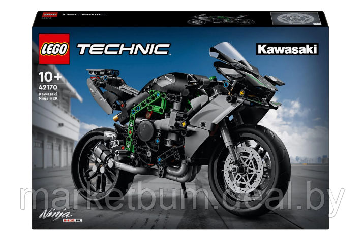 Конструктор LEGO Technic 42170 Мотоцикл Kawasaki Ninja H2R Motorcycle - фото 3 - id-p224933551