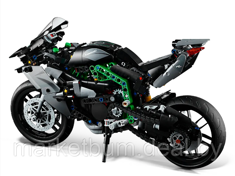 Конструктор LEGO Technic 42170 Мотоцикл Kawasaki Ninja H2R Motorcycle - фото 5 - id-p224933551