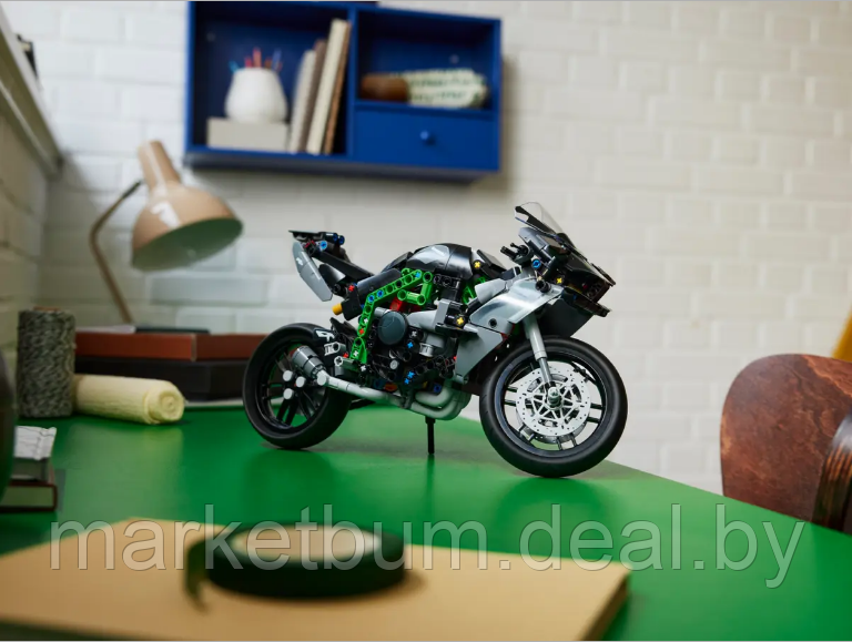 Конструктор LEGO Technic 42170 Мотоцикл Kawasaki Ninja H2R Motorcycle - фото 9 - id-p224933551