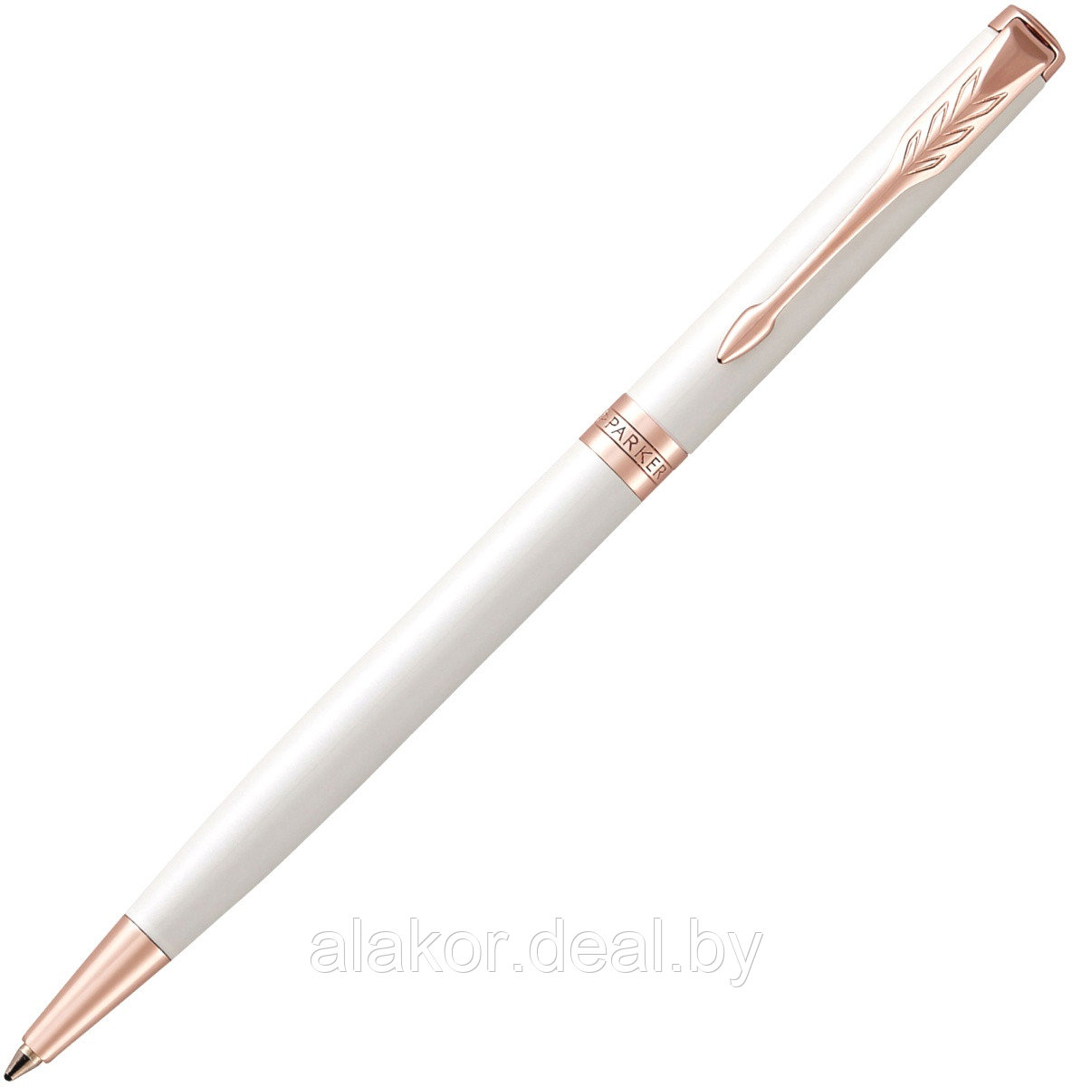 Шариковая ручка Parker Sonnet Slim Pearl White Lacquer PGT