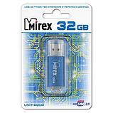 USB Flash-накопитель Mirex UNIT AQUA, USB 2.0 Type-A, 32GB, металлический корпус, колпачок, цвет синий, фото 2