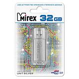 USB Flash-накопитель Mirex UNIT SILVER, USB 2.0 Type-A, 32GB, металлический корпус, колпачок, цвет серебро, фото 2