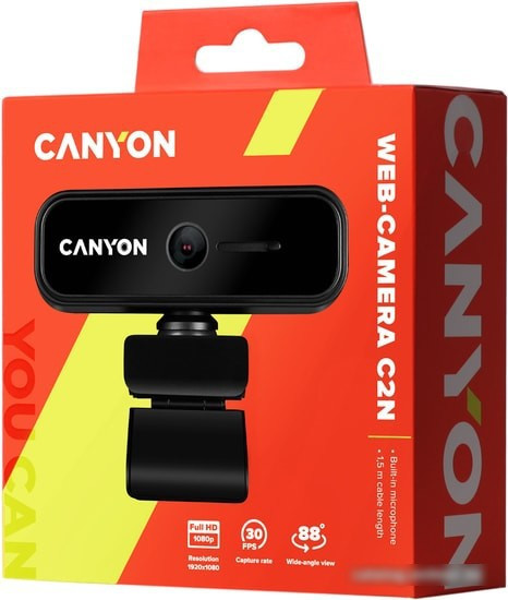 Веб-камера Canyon CNE-HWC2N - фото 4 - id-p224933857