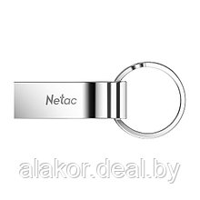 USB Flash-накопитель NETAC U275, USB 2.0 Type-A, 64GB, металлический корпус, без колпачка, цвет металлик