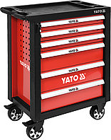 Ящик для инструмента передвижной 6 шуфляд 975х765х465мм YATO YT-55299
