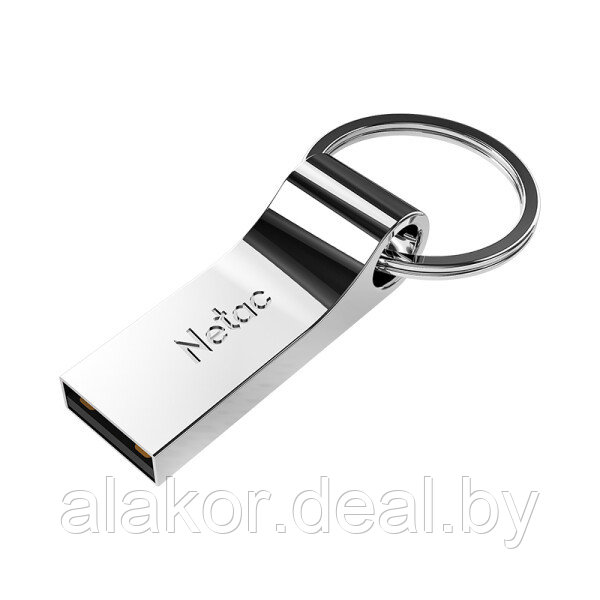 USB Flash-накопитель NETAC U275, USB 2.0 Type-A, 16GB, металлический корпус, без колпачка, цвет металлик - фото 3 - id-p224949658