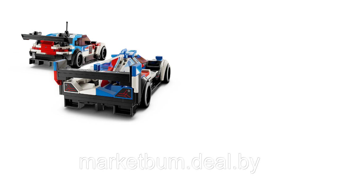 Конструктор LEGO Speed Champions 76922 Гоночные автомобили BMW M4 GT3 и BMW M Hybrid V8 - фото 6 - id-p224949631