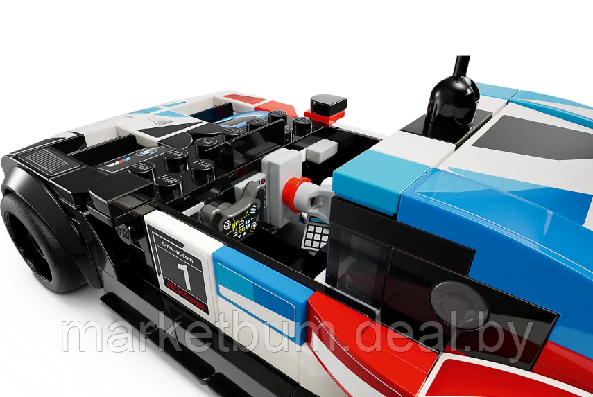 Конструктор LEGO Speed Champions 76922 Гоночные автомобили BMW M4 GT3 и BMW M Hybrid V8 - фото 8 - id-p224949631