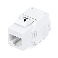 Cabeus KJ-RJ45-Cat.5e-180-Toolless Вставка Keystone Jack RJ-45(8P8C), 180 градусов, категория 5e, без