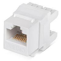 Cabeus KJ-RJ45-Cat.6A-180 Degree Вставка Keystone Jack RJ-45(8P8C), 180 градусов, категория 6A, Dual IDC