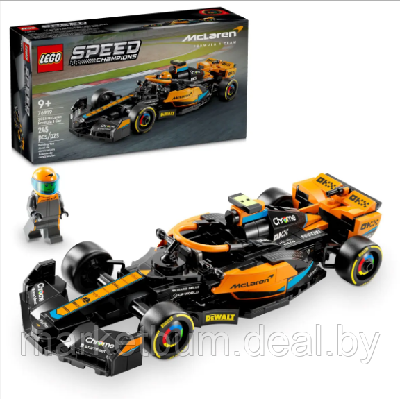 Конструктор LEGO Speed Champions 76919 Гоночный автомобиль McLaren Формулы 1 - фото 1 - id-p224949902