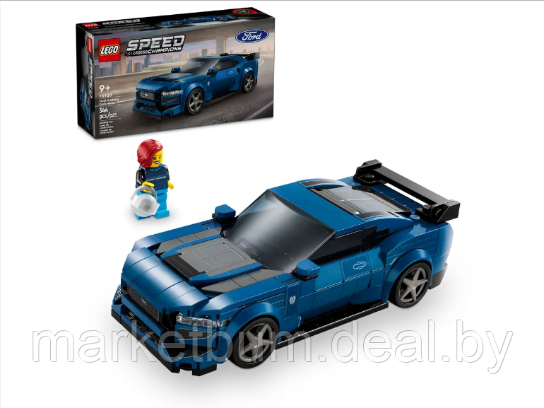 Конструктор LEGO Speed Champions 76920 Спортивный автомобиль Ford Mustang Dark Horse - фото 1 - id-p224949943