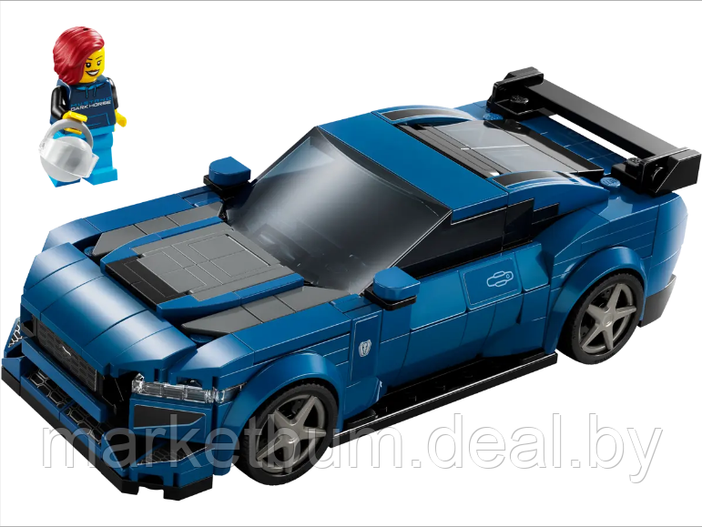 Конструктор LEGO Speed Champions 76920 Спортивный автомобиль Ford Mustang Dark Horse - фото 7 - id-p224949943