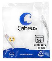 Патч-корд Cabeus PC-FTP-RJ45-Cat.5e-0.3m Кат.5е 0.3 м серый