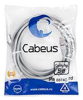 Патч-корд Cabeus PC-FTP-RJ45-Cat.5e-15m-LSZH Кат.5е 15 м серый