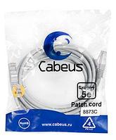 Патч-корд Cabeus PC-FTP-RJ45-Cat.5e-3m-LSZH Кат.5е 3 м серый