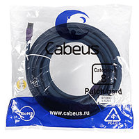 Патч-корд Cabeus PC-SSTP-RJ45-Cat.8-10m-LSZH Кат.8 10 м серый