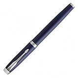 Шариковая Ручка перьевая F "IM Matte Blue CT", серебристый/синий, фото 2