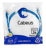 Патч-корд Cabeus PC-UTP-RJ45-Cat.5e-1.5m-BL Кат.5е 1.5 м синий