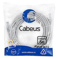 Патч-корд Cabeus PC-UTP-RJ45-Cat.5e-15m-LSZH Кат.5е 15 м серый