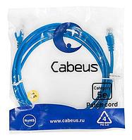 Патч-корд Cabeus PC-UTP-RJ45-Cat.5e-3m-BL-LSZH Кат.5е 3 м синий